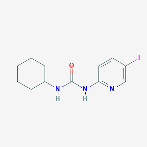 molecular formula C12H16IN3O B5866176 N-cyclohexyl-N'-(5-iodo-2-pyridinyl)urea 