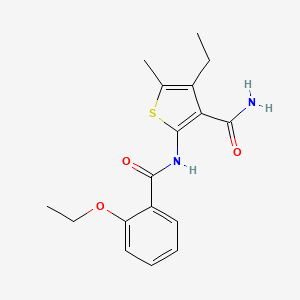 2-[(2-ethoxybenzoyl)amino]-4-ethyl-5-methyl-3-thiophenecarboxamide