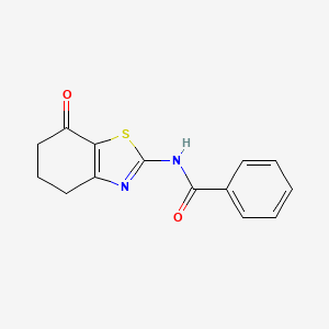 N-(7-oxo-4,5,6,7-tetrahydro-1,3-benzothiazol-2-yl)benzamide