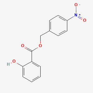 molecular formula C14H11NO5 B5866291 4-nitrobenzyl salicylate 