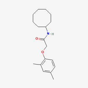 N-cyclooctyl-2-(2,4-dimethylphenoxy)acetamide