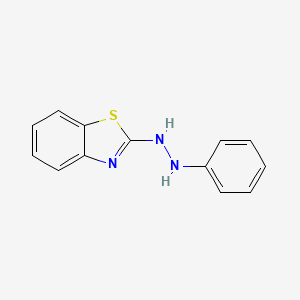 molecular formula C13H11N3S B5866444 2-(2-phenylhydrazino)-1,3-benzothiazole 