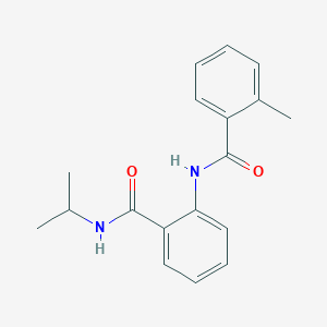 N-{2-[(isopropylamino)carbonyl]phenyl}-2-methylbenzamide