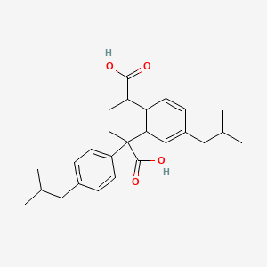 molecular formula C26H32O4 B586655 布洛芬二聚体 CAS No. 1391054-15-1