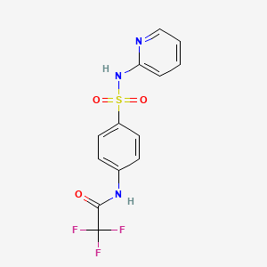 2,2,2-trifluoro-N-{4-[(2-pyridinylamino)sulfonyl]phenyl}acetamide