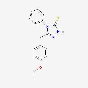 molecular formula C17H17N3OS B5866567 5-(4-ethoxybenzyl)-4-phenyl-4H-1,2,4-triazole-3-thiol 