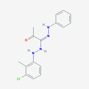 N''-(3-chloro-2-methylphenyl)-2-oxo-N'-phenylpropanehydrazonohydrazide