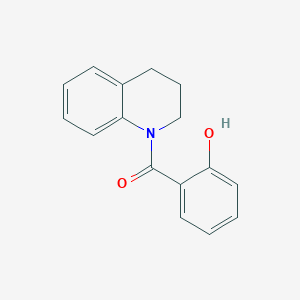 molecular formula C16H15NO2 B5866586 2-(3,4-dihydro-1(2H)-quinolinylcarbonyl)phenol 