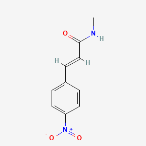 molecular formula C10H10N2O3 B5866618 N-甲基-3-(4-硝基苯基)丙烯酰胺 CAS No. 920756-27-0