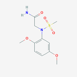 N~2~-(2,5-dimethoxyphenyl)-N~2~-(methylsulfonyl)glycinamide