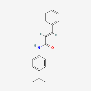 molecular formula C18H19NO B5866695 N-(4-isopropylphenyl)-3-phenylacrylamide 