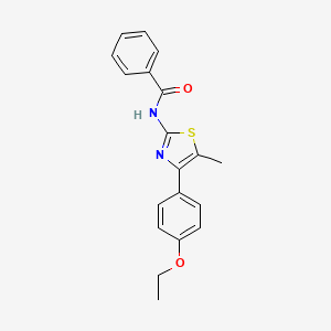 N-[4-(4-ethoxyphenyl)-5-methyl-1,3-thiazol-2-yl]benzamide