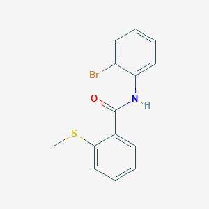 N-(2-bromophenyl)-2-(methylthio)benzamide