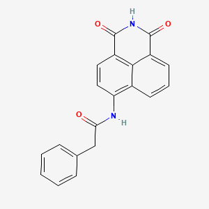 N-(1,3-dioxo-2,3-dihydro-1H-benzo[de]isoquinolin-6-yl)-2-phenylacetamide