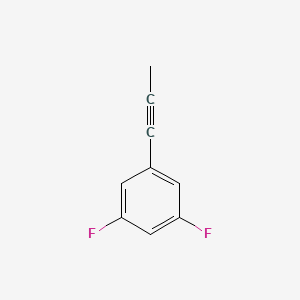 molecular formula C9H6F2 B586694 1,3-Difluoro-5-(prop-1-yn-1-yl)benzene CAS No. 153257-97-7