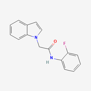 N-(2-fluorophenyl)-2-(1H-indol-1-yl)acetamide