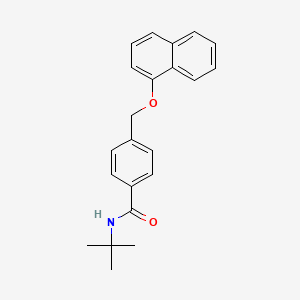 N-(tert-butyl)-4-[(1-naphthyloxy)methyl]benzamide