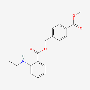 4-(methoxycarbonyl)benzyl 2-(ethylamino)benzoate