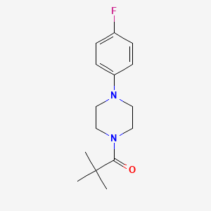 1-(2,2-dimethylpropanoyl)-4-(4-fluorophenyl)piperazine