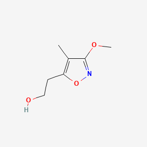 molecular formula C7H11NO3 B586706 2-(3-Methoxy-4-methylisoxazol-5-yl)ethanol CAS No. 157170-95-1