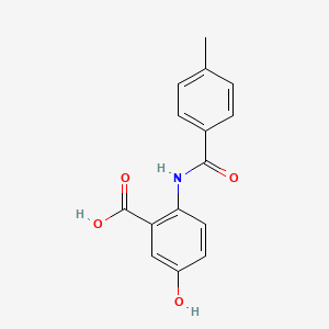 5-hydroxy-2-[(4-methylbenzoyl)amino]benzoic acid