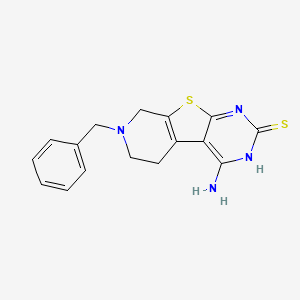 molecular formula C16H16N4S2 B5867082 4-amino-7-benzyl-5,6,7,8-tetrahydropyrido[4',3':4,5]thieno[2,3-d]pyrimidine-2(1H)-thione 