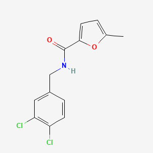 molecular formula C13H11Cl2NO2 B5867152 N-(3,4-dichlorobenzyl)-5-methyl-2-furamide 