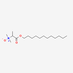molecular formula C17H35NO3 B586719 1-(Dodecyloxy)-N,N-dimethyl-1-oxopropan-2-amine Oxide CAS No. 932713-52-5
