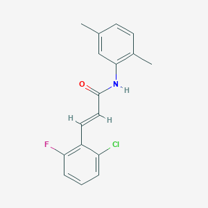 molecular formula C17H15ClFNO B5867194 3-(2-chloro-6-fluorophenyl)-N-(2,5-dimethylphenyl)acrylamide 