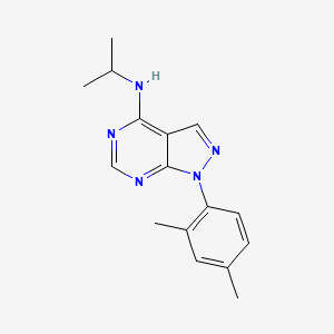 molecular formula C16H19N5 B5867216 1-(2,4-dimethylphenyl)-N-isopropyl-1H-pyrazolo[3,4-d]pyrimidin-4-amine 