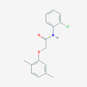 molecular formula C16H16ClNO2 B5867254 N-(2-chlorophenyl)-2-(2,5-dimethylphenoxy)acetamide CAS No. 315713-15-6