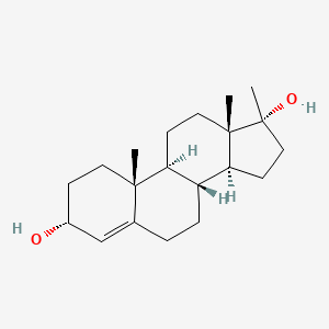 molecular formula C20H32O2 B586731 (3alpha,17alpha)-17-Methylandrost-4-ene-3,17-diol CAS No. 897950-19-5