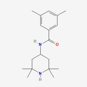 molecular formula C18H28N2O B5867389 3,5-dimethyl-N-(2,2,6,6-tetramethyl-4-piperidinyl)benzamide 