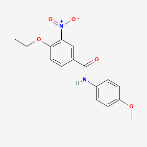 molecular formula C16H16N2O5 B5867399 4-ethoxy-N-(4-methoxyphenyl)-3-nitrobenzamide 