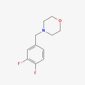 molecular formula C11H13F2NO B5867404 4-(3,4-difluorobenzyl)morpholine 