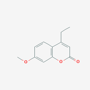 molecular formula C12H12O3 B5867419 4-乙基-7-甲氧基-2H-色烯-2-酮 