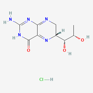 molecular formula C9H14ClN5O3 B586745 Quinonoid-(6R)-dihydro-L-biopterin Hydrochloride CAS No. 102340-67-0