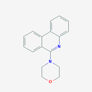 molecular formula C17H16N2O B5867467 6-(4-morpholinyl)phenanthridine 