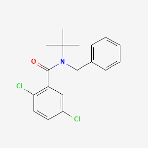molecular formula C18H19Cl2NO B5867481 N-benzyl-N-(tert-butyl)-2,5-dichlorobenzamide 