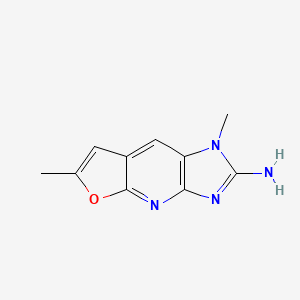 molecular formula C10H10N4O B586749 2-Amino-1,6-dimethylfuro[3,2-e]imidazo[4,5-b]pyridine CAS No. 357383-27-8