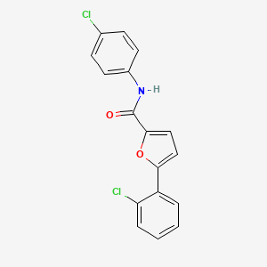 molecular formula C17H11Cl2NO2 B5867495 5-(2-chlorophenyl)-N-(4-chlorophenyl)-2-furamide CAS No. 199458-91-8