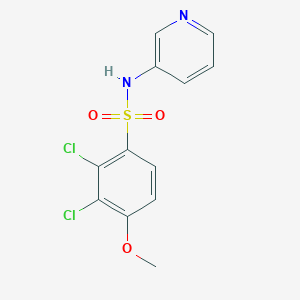 molecular formula C12H10Cl2N2O3S B5867500 2,3-dichloro-4-methoxy-N-3-pyridinylbenzenesulfonamide 