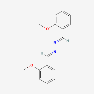 molecular formula C16H16N2O2 B5867572 2-methoxybenzaldehyde (2-methoxybenzylidene)hydrazone 