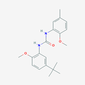 molecular formula C20H26N2O3 B5867608 N-(5-tert-butyl-2-methoxyphenyl)-N'-(2-methoxy-5-methylphenyl)urea 