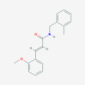 molecular formula C18H19NO2 B5867623 3-(2-methoxyphenyl)-N-(2-methylbenzyl)acrylamide 