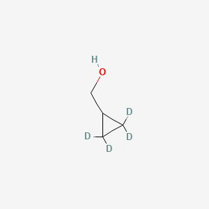 molecular formula C4H8O B586768 (2,2,3,3-四氘代环丙基)甲醇 CAS No. 91314-18-0