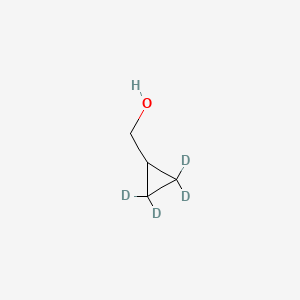 molecular formula C4H8O B586768 Cyclopropylmethanol-d4 CAS No. 91314-18-0