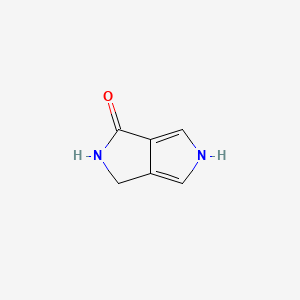 molecular formula C6H6N2O B586770 2,3-dihydropyrrolo[3,4-c]pyrrol-1(5H)-one CAS No. 156422-77-4