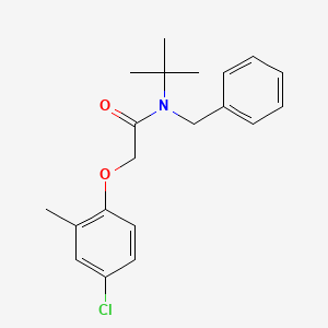 molecular formula C20H24ClNO2 B5867730 N-benzyl-N-(tert-butyl)-2-(4-chloro-2-methylphenoxy)acetamide 