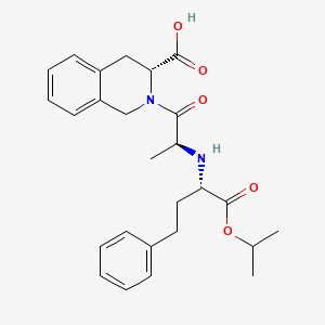 molecular formula C26H32N2O5 B586774 O-Desethyl-O-isopropyl Quinapril CAS No. 955034-25-0